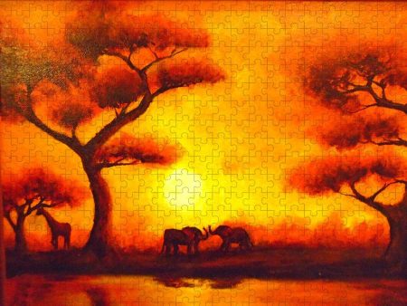 African Sunset  - Puzzle Supply